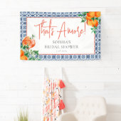 Elegant Spritz Orange Brautparty Banner (Insitu)