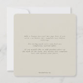 Elegant Square Triple Foto Happy Thanksgiving Karte (Rückseite)