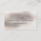 Elegant Sri Yantra / Sri Chakra Visitenkarte (Rückseite)