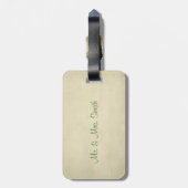 Elegant St.Patrick`s Day Gepäckanhänger (Rückseite vertikal)