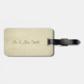 Elegant St.Patrick`s Day Gepäckanhänger (Rückseite horizontal)