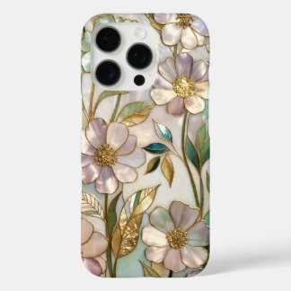 Elegant Stained Glass iPhone Case Soft Pastel Flow
