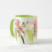 Elegant Star Lily (Stargazer) Tasse (Vorderseite Links)