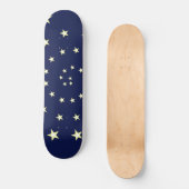 Elegant Stars Spiral Skateboard (Vorderseite)
