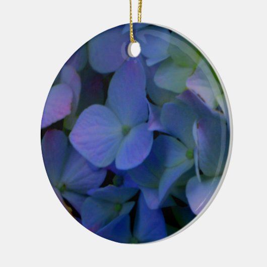 Elegant staubblau lila blumenreich keramikornament (Links)