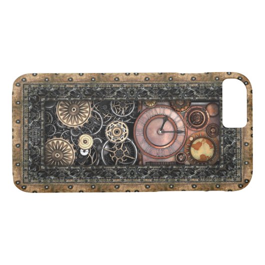 Elegant Steampunk Case-Mate iPhone Hülle (Rückseite (Horizontal))