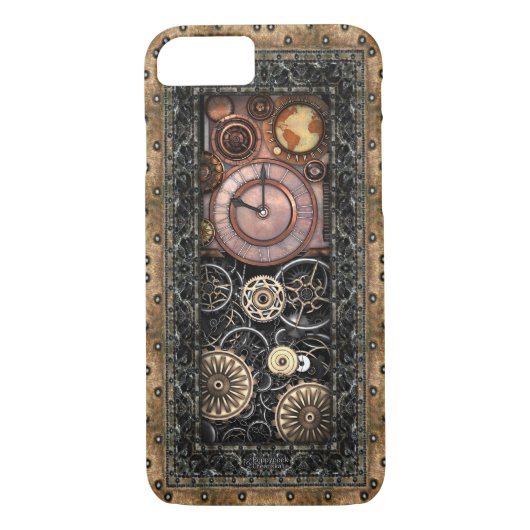 Elegant Steampunk Case-Mate iPhone Hülle (Rückseite)