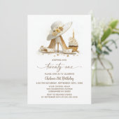 Elegant Stiletto Shoes 21st Birthday Party Einladung (Stehend Vorderseite)