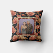 Elegant Stilvoll 1. Jubiläumswurfkissen Kissen (Rückseite)