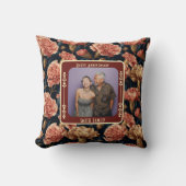 Elegant Stilvoll 1. Jubiläumswurfkissen Kissen (Vorderseite)