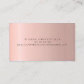 Elegant Stilvoll Beruflich,Goldpunkte Visitenkarte (Rückseite)