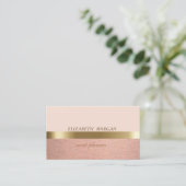 Elegant Stilvoll Beruflich Minimalistisch Visitenkarte (Stehend Vorderseite)