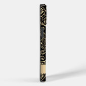 Elegant Stilvoll Black Gold Mandala Case-Mate iPhone Hülle (Rückseite / Rechts)