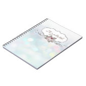 Elegant Stilvoll ,Bokeh,Rose Notizblock (Linke Seite)