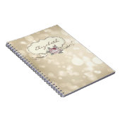 Elegant Stilvoll ,Bokeh,Rose Notizblock (Rechte Seite)