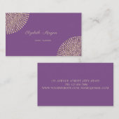 Elegant stilvoll Einfach Beruflich,Punkte Visitenkarte (Vorne/Hinten)