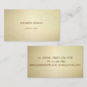 Elegant stilvoll Einfach, Minimalistisch, Imitate Visitenkarte (Vorne/Hinten)