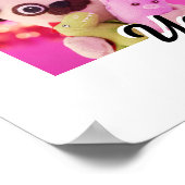 Elegant Stilvoll Einfach Personalisierte FotoColla Poster (Ecke)