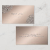 Elegant Stilvoll einfach,Punkte Visitenkarte (Vorne/Hinten)