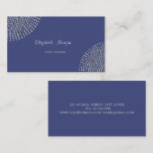 Elegant Stilvoll einfach,Punkte Visitenkarte (Vorne/Hinten)