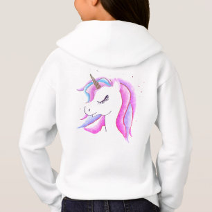 Elegant, stilvoll, farbenfroh, Rainbow Unicorn Hoodie