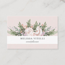 Elegant Stilvoll gestrichene Boho-Blume | Blüte Visitenkarte