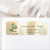 Elegant, stilvoll Gold Nordic Gnome, Pine Tree (Insitu)