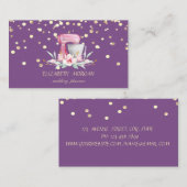 Elegant stilvoll, Imitate Gold Confetti, Mixer Visitenkarte (Vorne/Hinten)