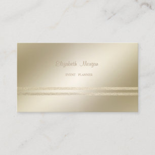 Elegant Stilvoll,Imitate Gold Glitterie gestreift Visitenkarte