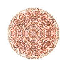 Elegant Stilvoll Mandala Boho Chic White & Copper