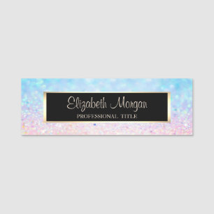 Elegant Stilvoll modern, Frame, Bokeh Ombre Namensschild