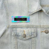 Elegant Stilvoll modern, Frame, holografisch Namensschild (Beispiel)