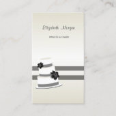 Elegant Stilvoll modern, gestreift, gekuckt Visitenkarte (Vorderseite)