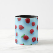Elegant Stilvoll Moderner Chic Trendy Raspberry Tasse (Zentrum)