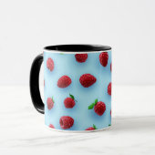 Elegant Stilvoll Moderner Chic Trendy Raspberry Tasse (Vorderseite Links)