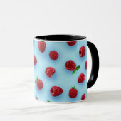 Elegant Stilvoll Moderner Chic Trendy Raspberry Tasse (VorderseiteRechts)