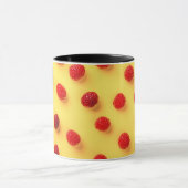 Elegant Stilvoll Moderner Chic Trendy Raspberry Tasse (Zentrum)