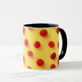 Elegant Stilvoll Moderner Chic Trendy Raspberry Tasse (VorderseiteRechts)