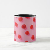 Elegant Stilvoll Moderner Chic Trendy Raspberry Tasse (Zentrum)