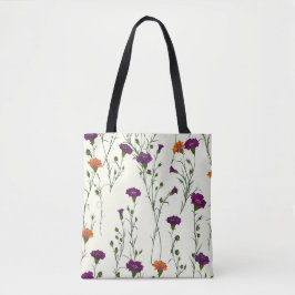 Elegant Stilvoll Niedliche Lila botanische Flora Tasche