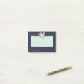 Elegant Stilvoll,Rahmen,Rose Post-it Klebezettel (Auf Schreibtisch)