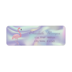 Elegant stilvoll, rosa Flamingo Holografie