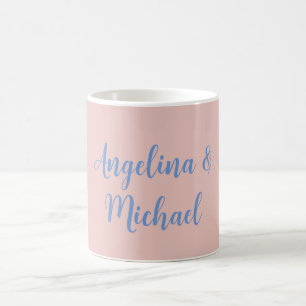 Elegant Stilvoll Trendy Unique Names Calligraphy Kaffeetasse