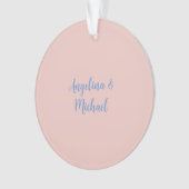 Elegant Stilvoll Trendy Unique Names Calligraphy Ornament (Vorderseite)