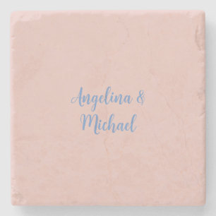 Elegant Stilvoll Trendy Unique Names Calligraphy Steinuntersetzer