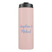 Elegant Stilvoll Trendy Unique Names Calligraphy Thermosbecher (Vorderseite)