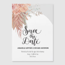 Elegant Stilvolle böhmische Terrakotta-Pampasgras