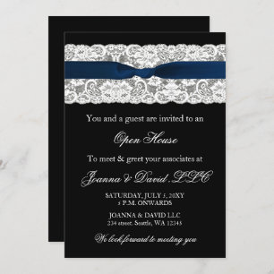 Elegant stilvolle Einladung der Marine