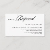 Elegant stilvolle QR Code UAWG Begleitkarte (Vorderseite)