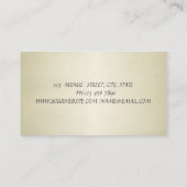 Elegant Stilvolle Shiny Diamonds-Glitzer Imitate L Visitenkarte (Rückseite)